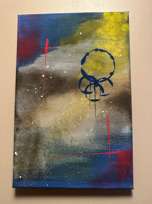 Maleri abstrakt MTL007