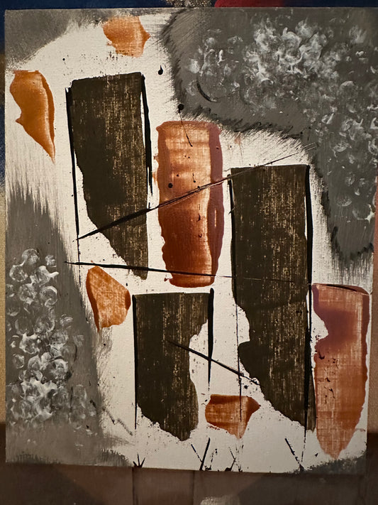 Maleri abstrakt MTL008