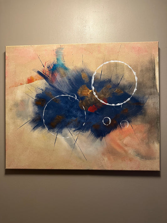 Maleri abstrakt MTL006